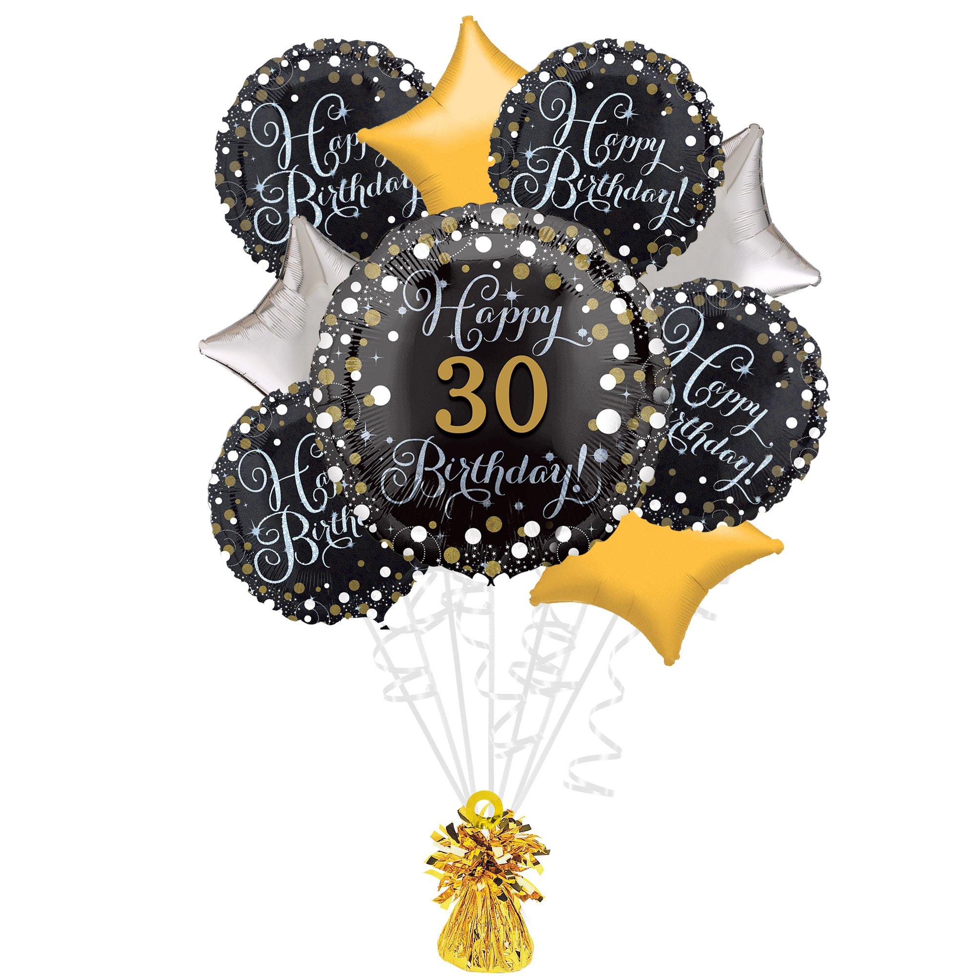 Sparkling Celebration Birthday Foil Balloon Bouquet